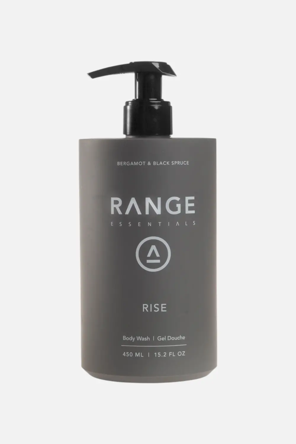 Range Essentials Men's Body Wash 450Ml- Rise: Bergamot & Black Spruce 1