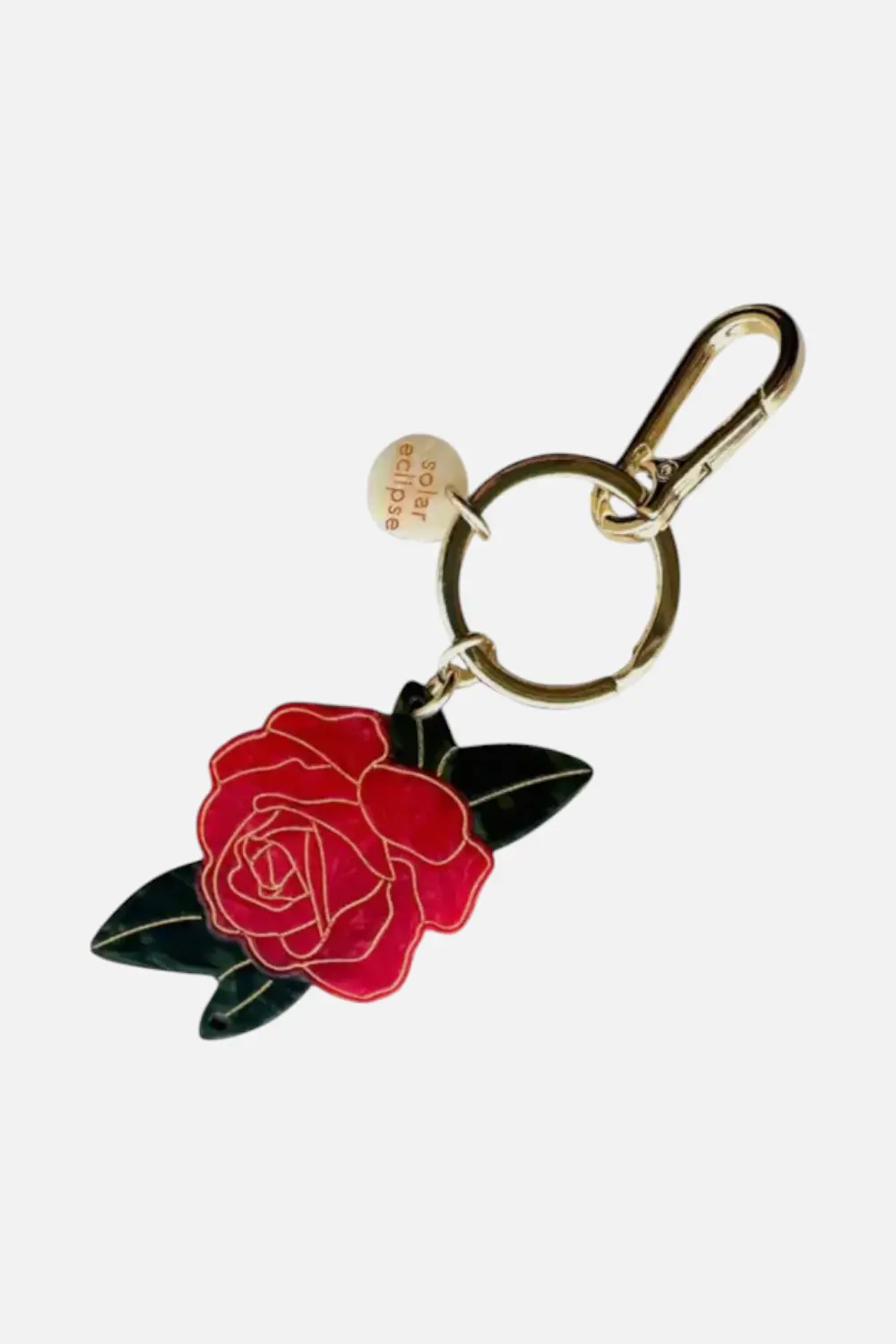 Solar Eclipse Rose Bag Charm 1
