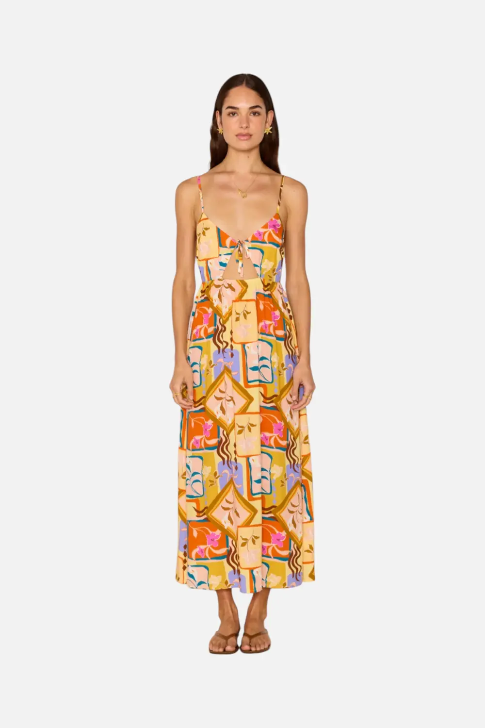 Minkpink Women's Rosin Midi Dress In Multi Print 1