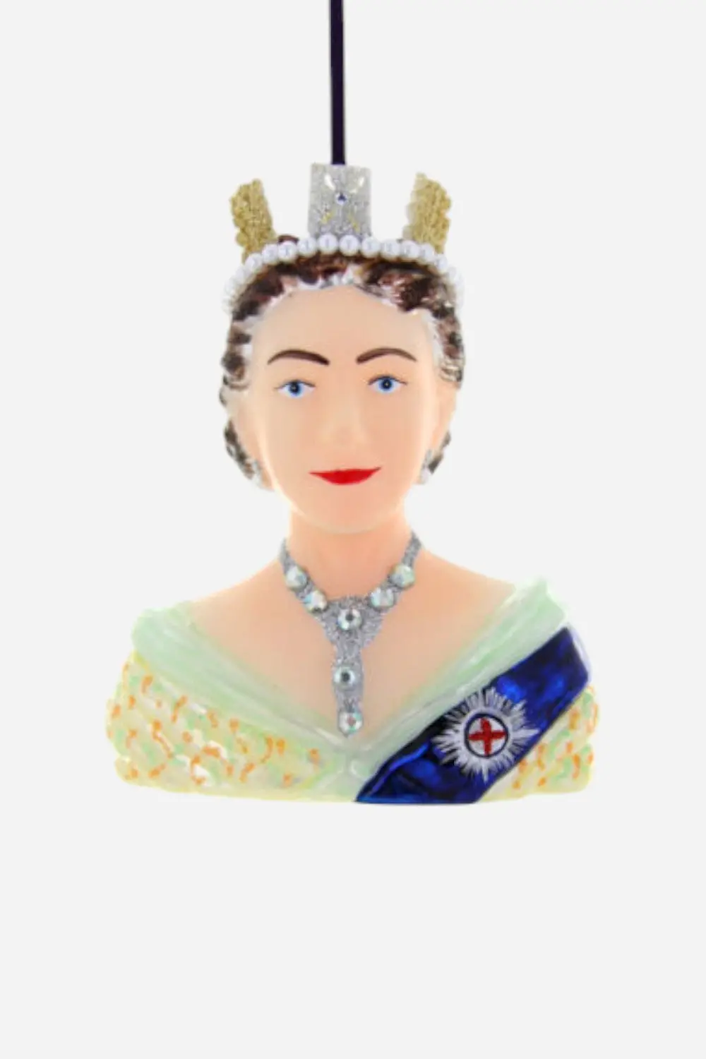 Young Queen Elizabeth Bust Ornament 1