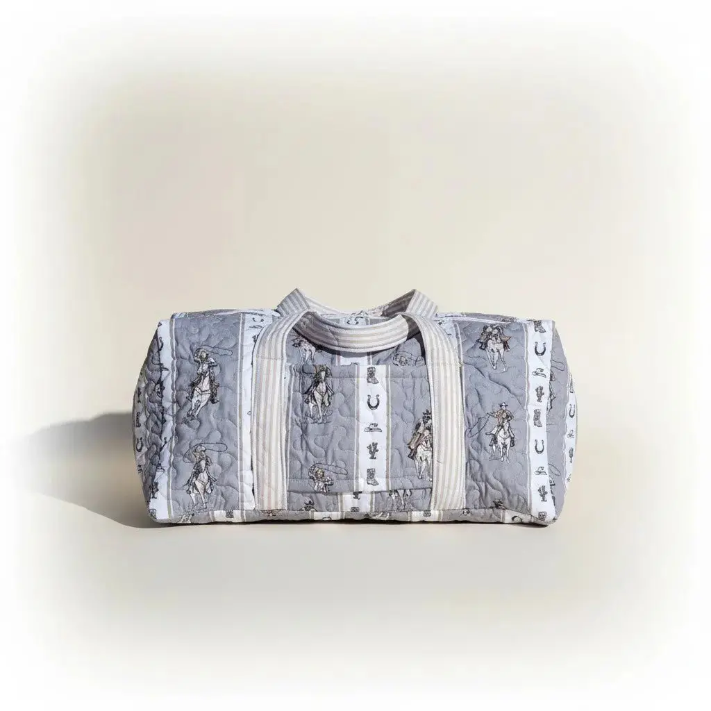Saddle Up Quilted Duffle Bag 1