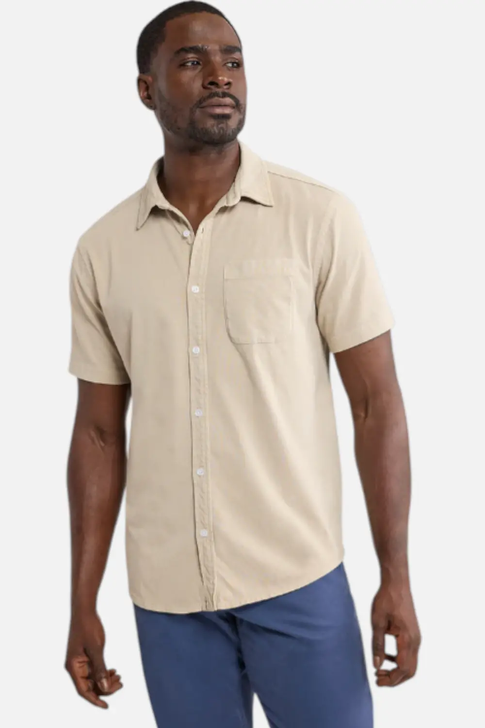 Fair Harbor Men's Saltaire Shirt In Shell 1