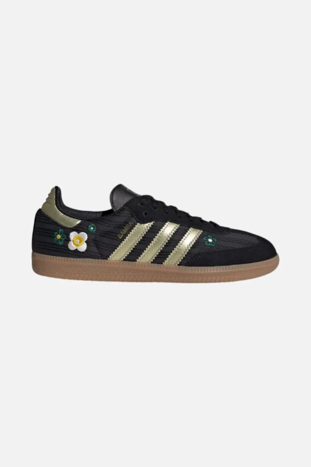 Adidas Women's Samba Og Sneakers In Black And Gold Metallic 1