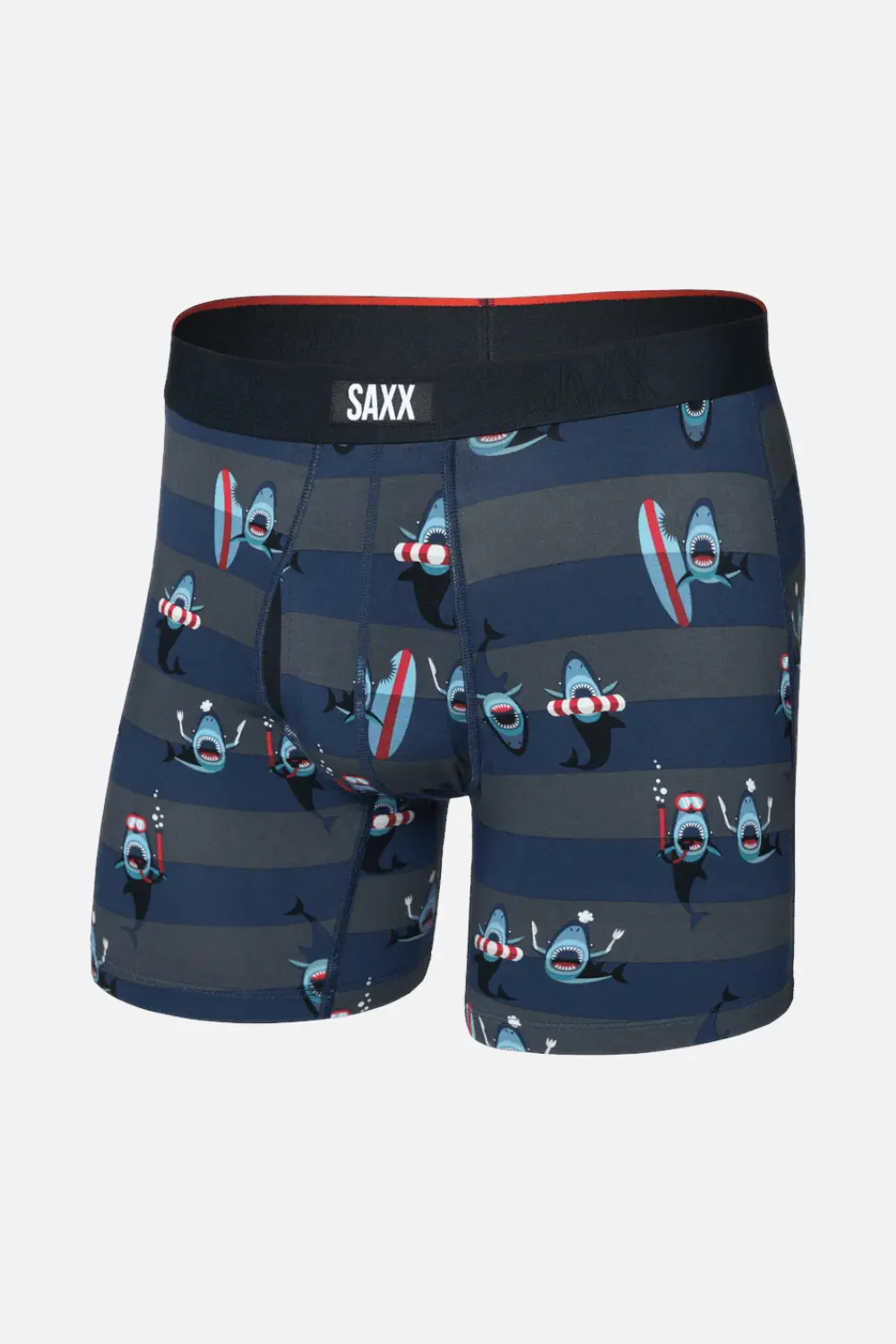 Saxx Men's Vibe Xtra Soft Comfort Boxer Brief In Shark Bite 1