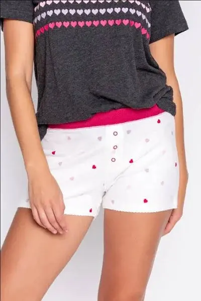 Feel Loved Ivory Shorts 1