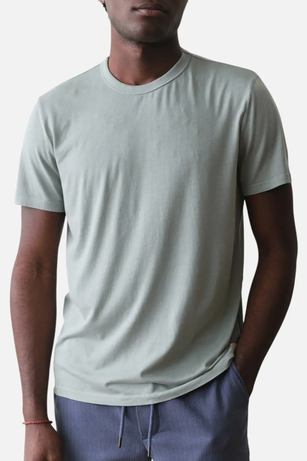 Marine Layer Men's Signature Sea Change Crew Tee In Iceberg Green 1