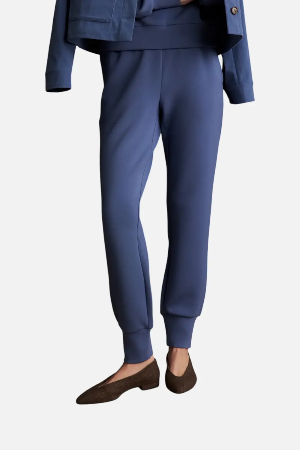 Varley Women's Slim Cuff Pant 27.5" In Bijou Blue 1
