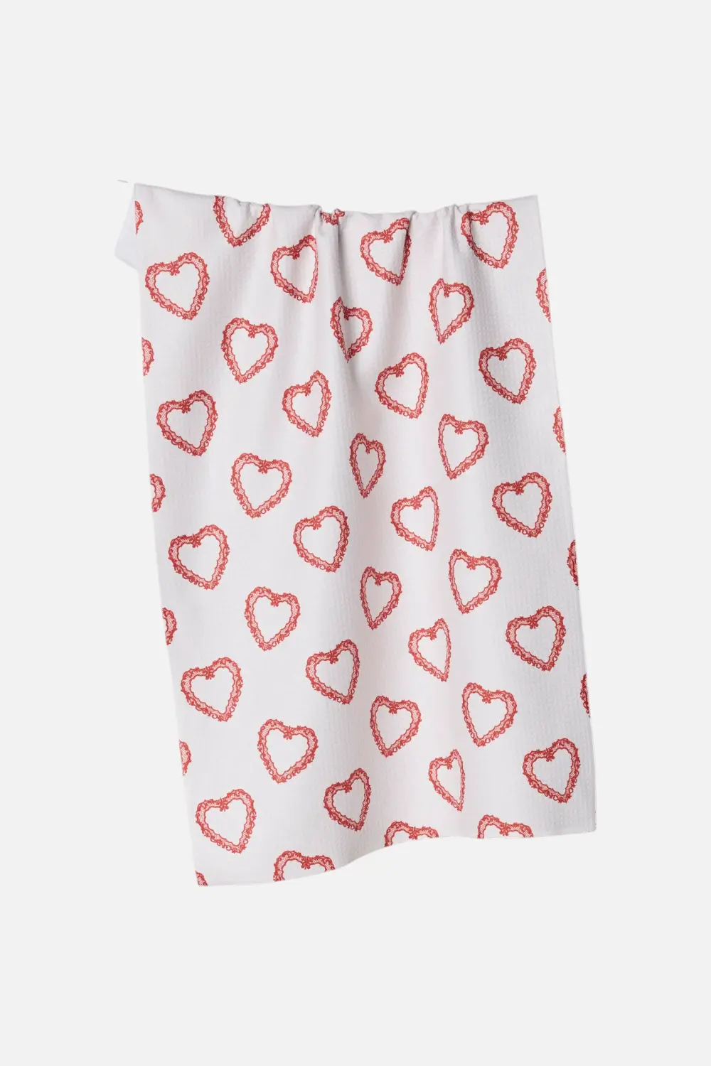 Geometry Towels Soft Heart Tea Towel 1