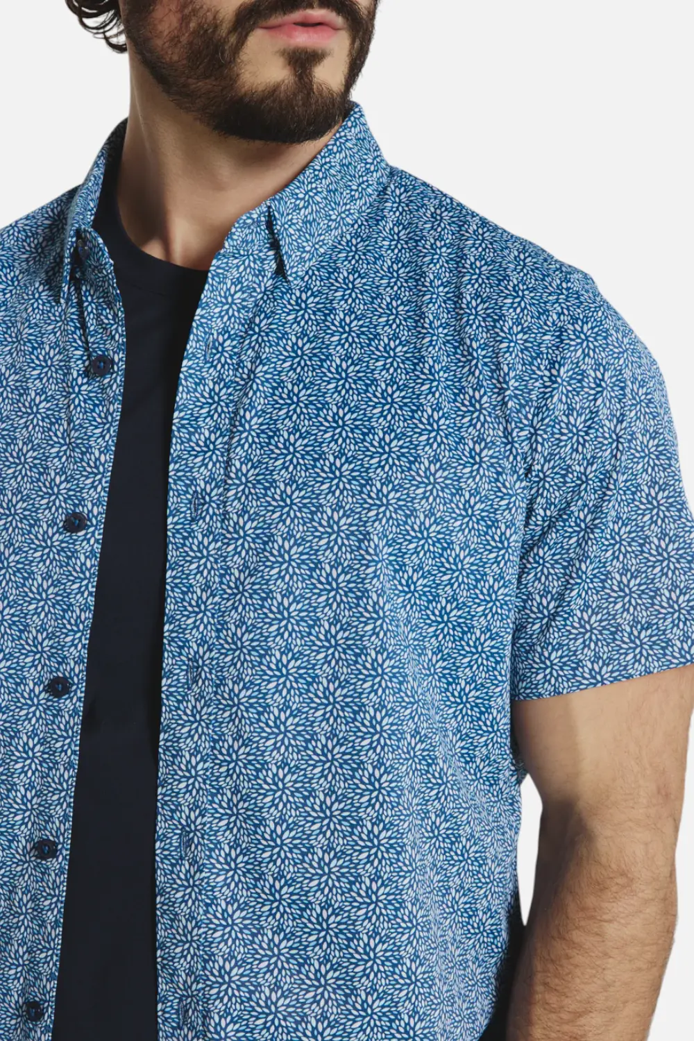 7 Diamonds Men's Solen Short Sleeve In Navy 3