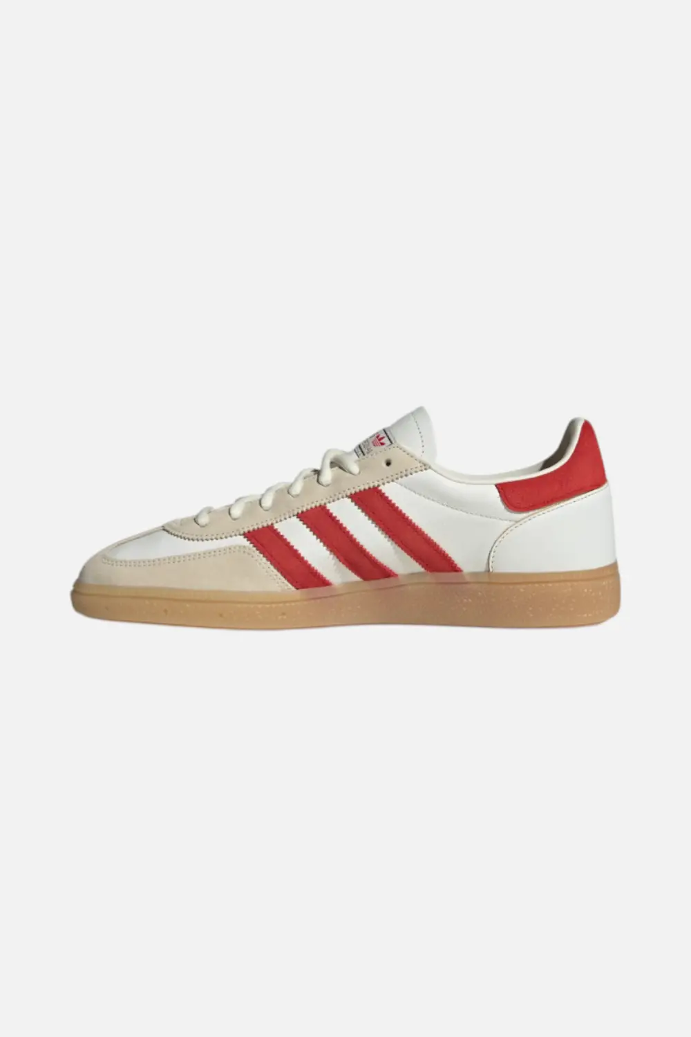 Adidas Men's Handball Spezial Sneaker In White & Better Scarlet 4