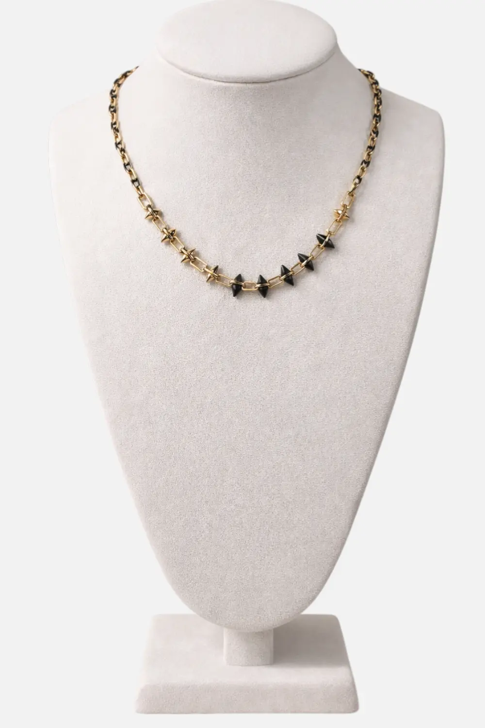 Paula Rosen Spiked Gold Vermeil Necklace 1
