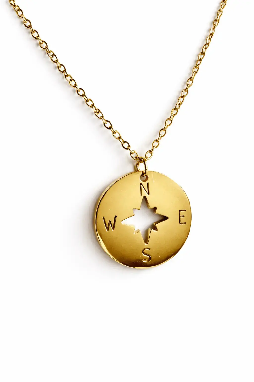 Steady The Reins Compass Necklace 1