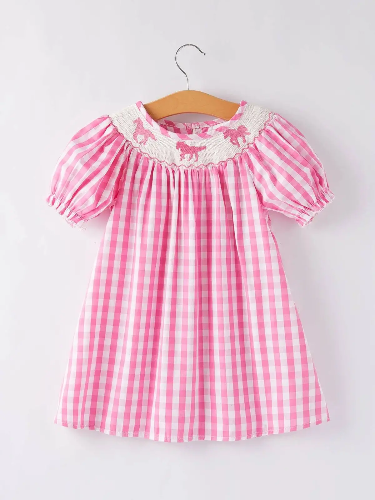 Stella Smocked Horse Dress 1