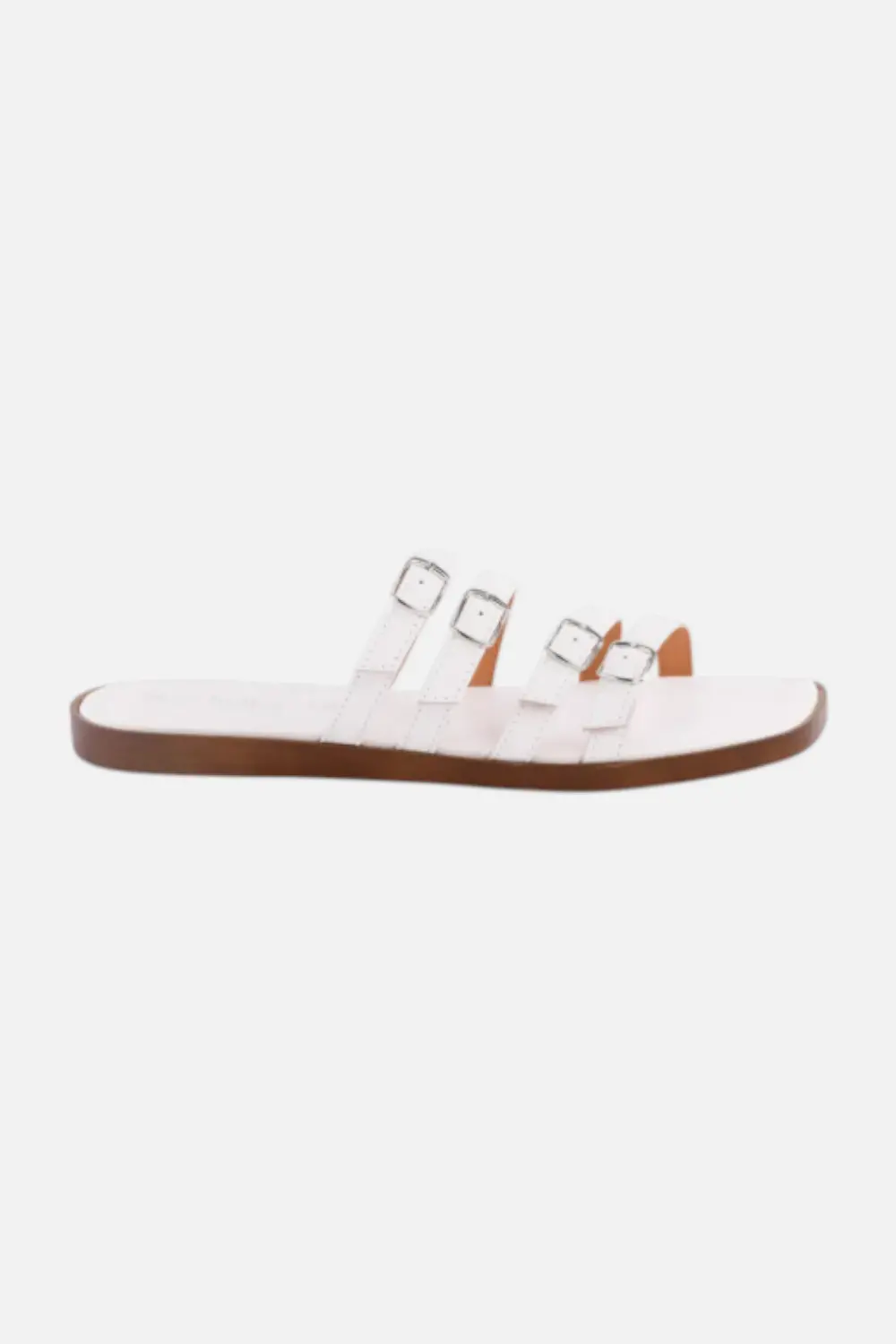 Seychelles Persuasion Strappy Sandal In Leather White 1