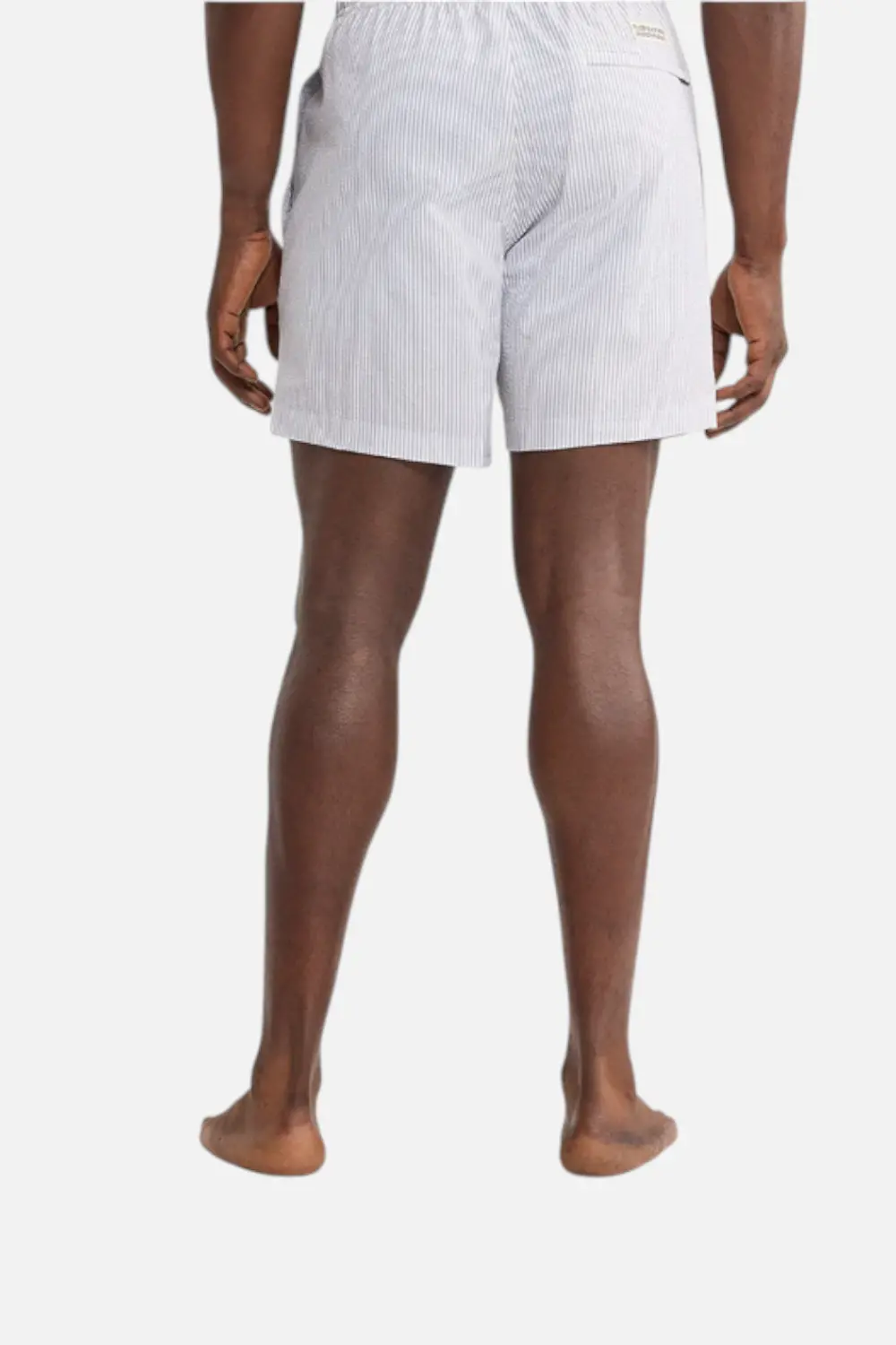Fair Harbor Bayberry Trunk In Grey Seersucker 3