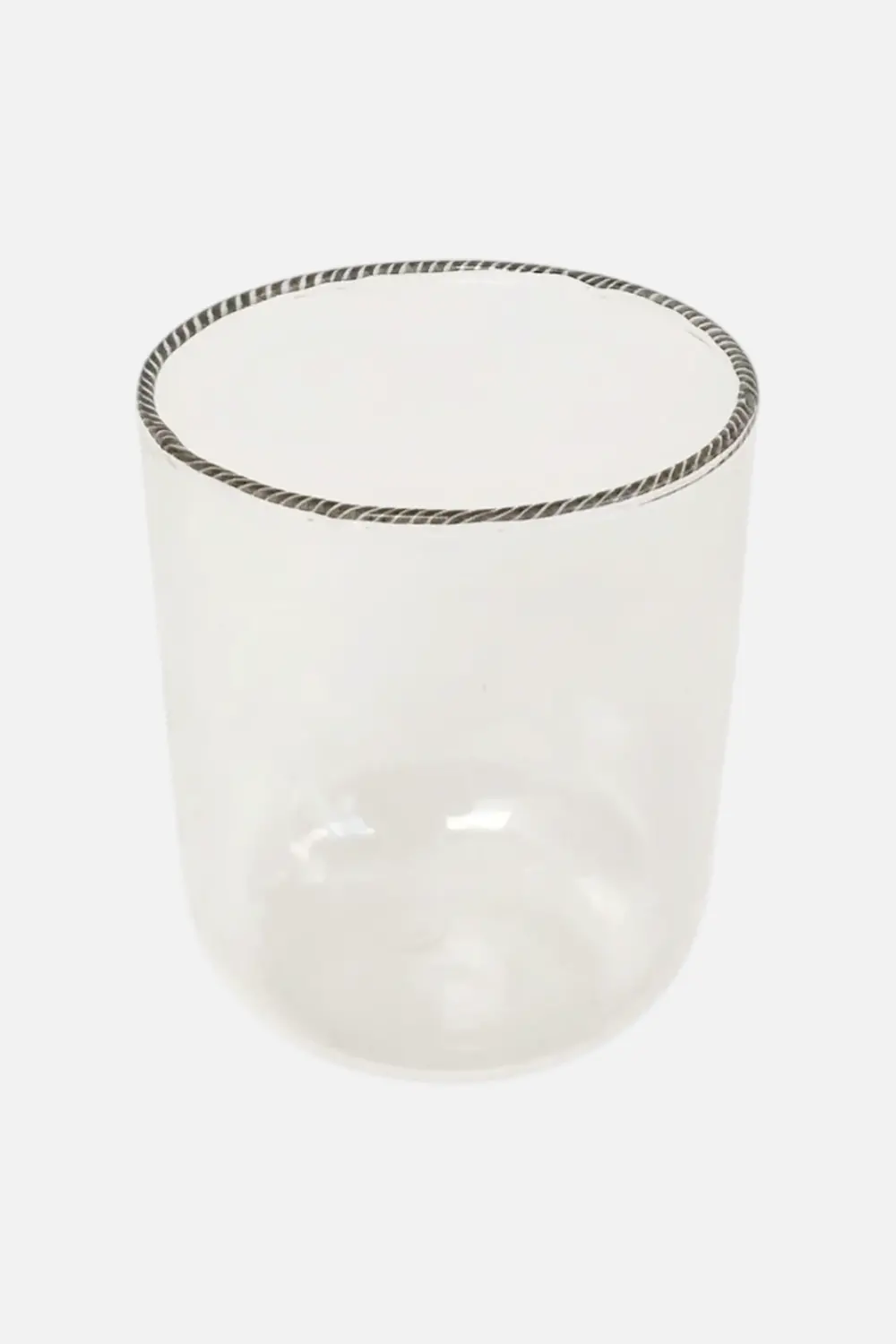 Fredericks & Mae Striped Rim Glasses In Clear 1