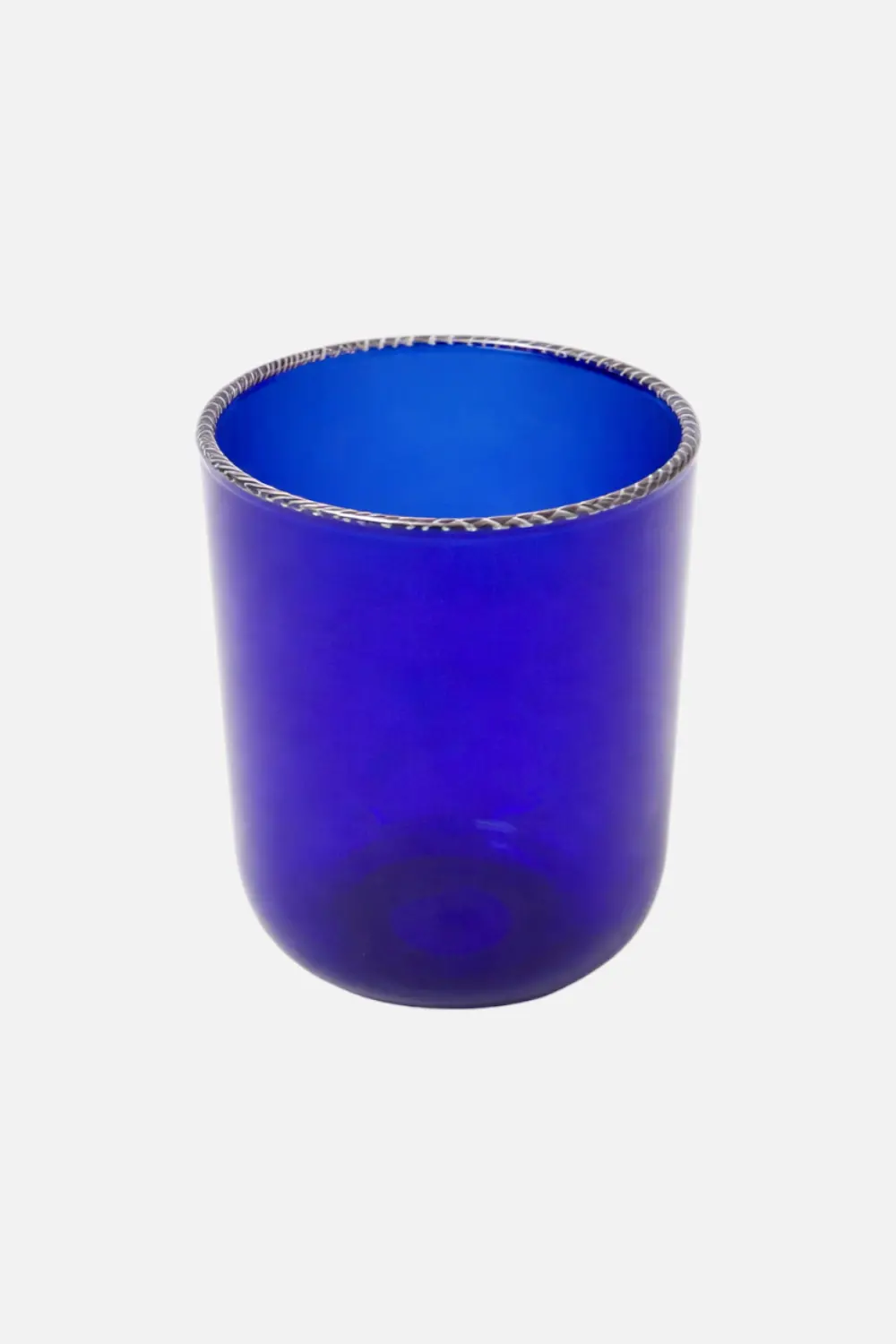 Fredericks & Mae Striped Rim Glasses In Cobalt 1