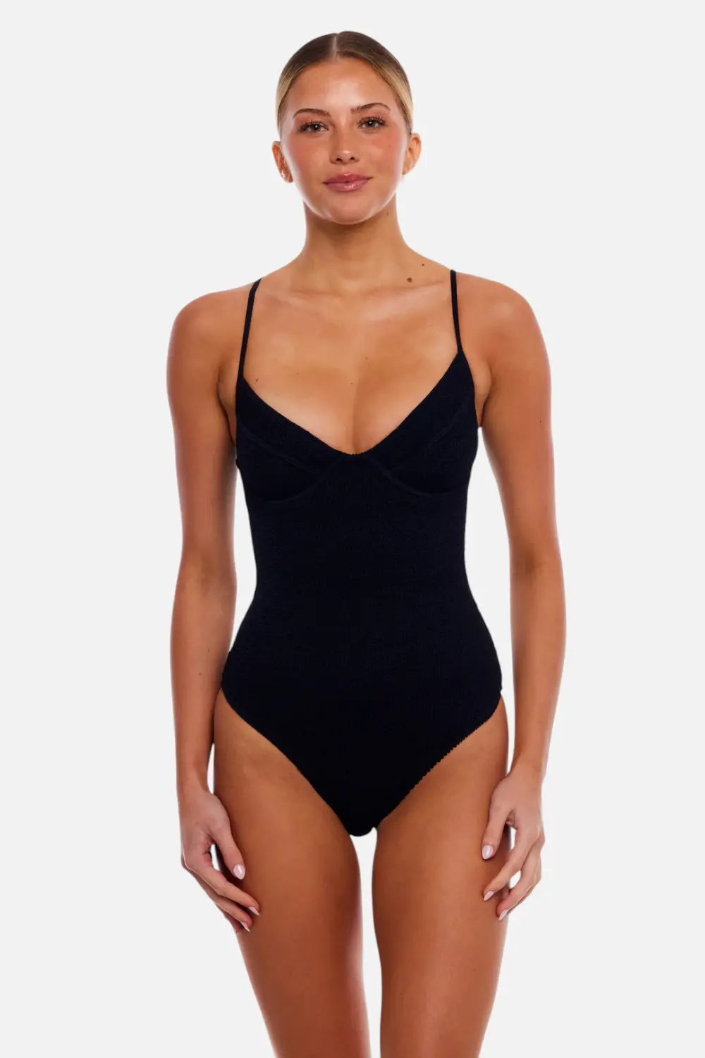 Love & Bikinis St Tropez One Piece In Black 1