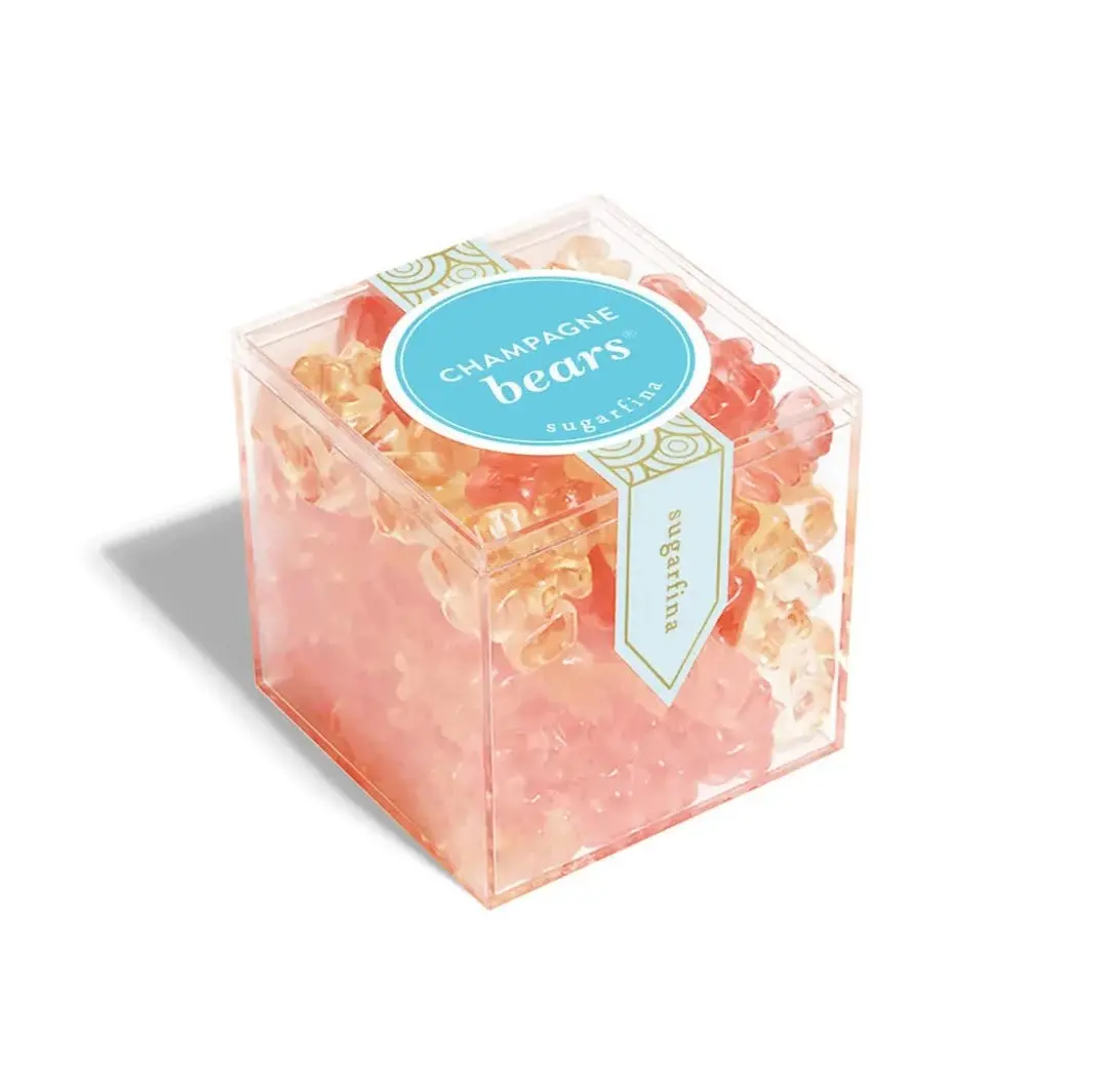 Sugarfina Champagne Bears Large Cube 1