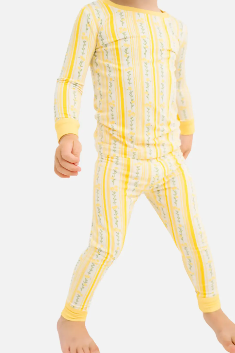 Little One Shop Kid's Sunny Meadow Stripe Bamboo Set 1