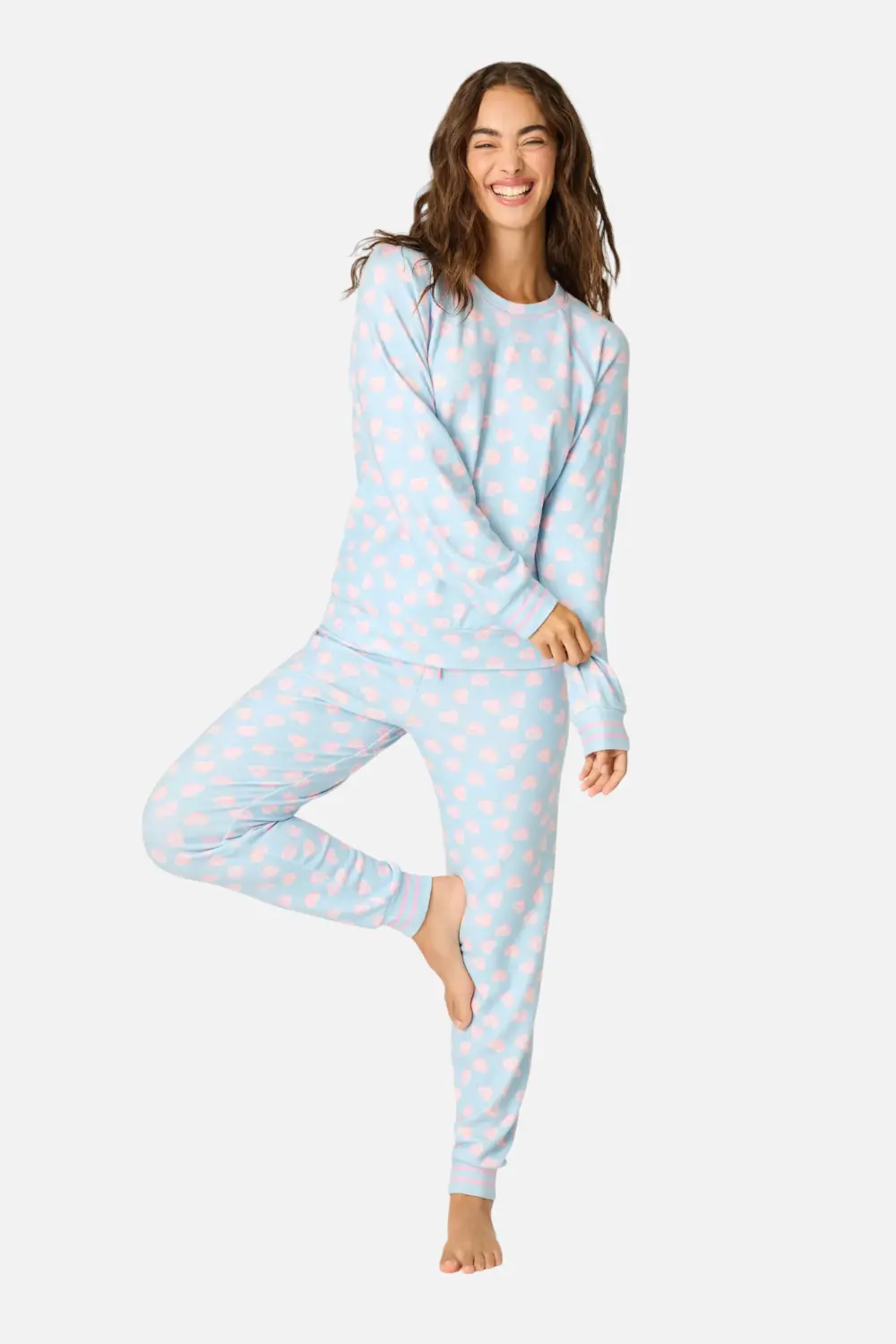 Pj Salvage Women's Sweetheart Love Hearts Pj Set 1