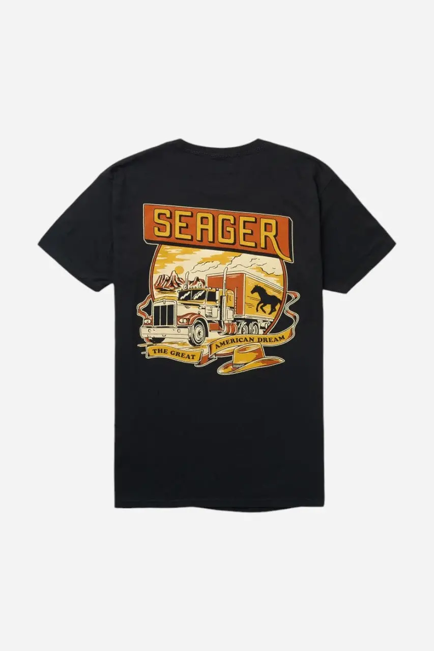 Seager Trucking Tee In Black 1