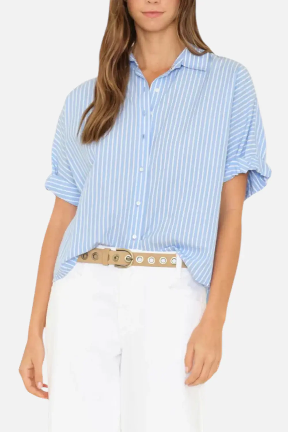 Xirena Women's Teddy Shirt In Windy Blue 1