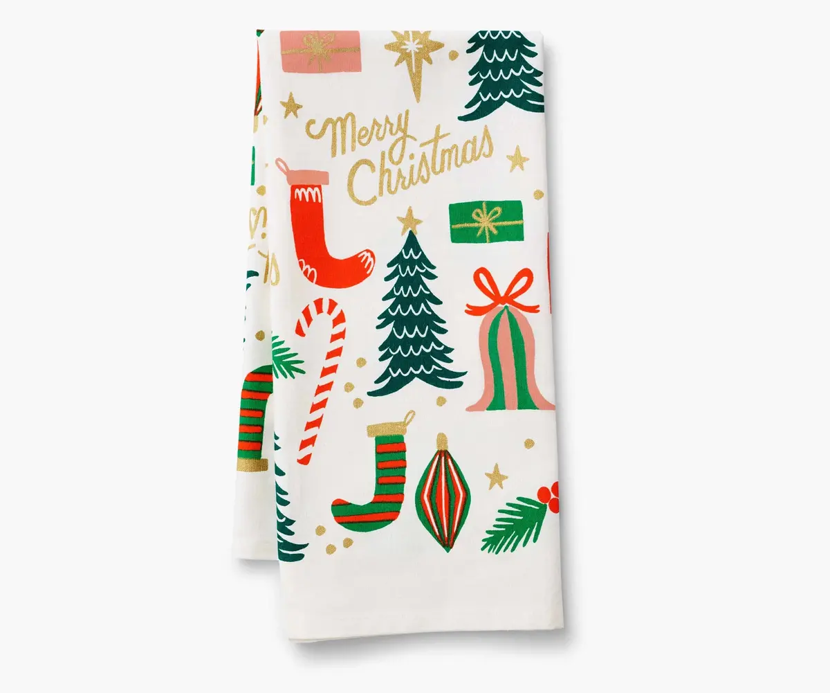 Deck The Halls Tea Towel 1