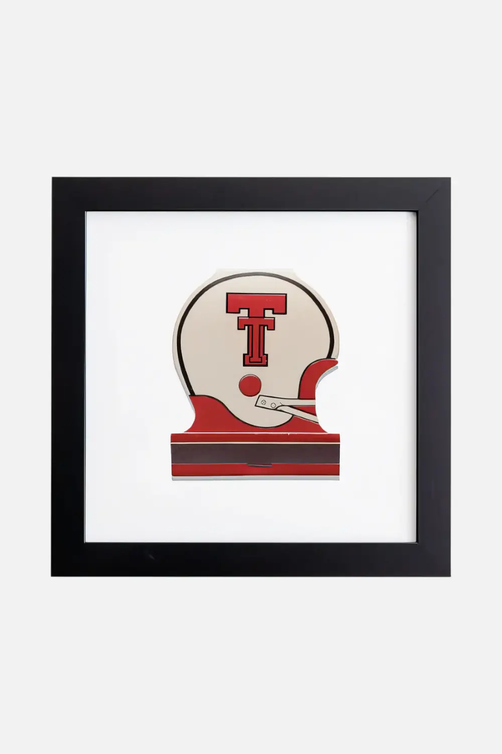 Match South Texas Tech Helmet Framed Print 1