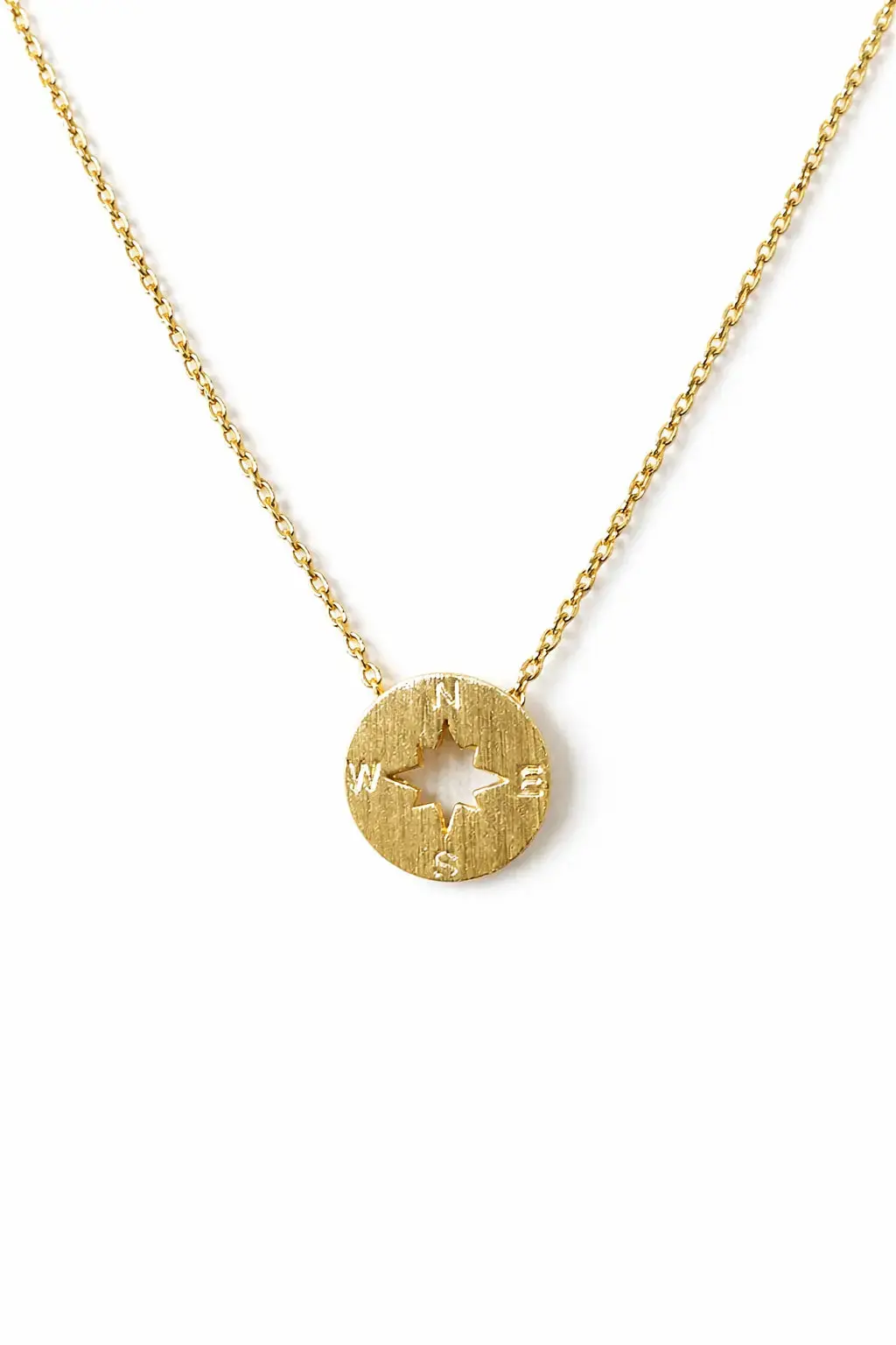 True North Compass Necklace (Petite) 1