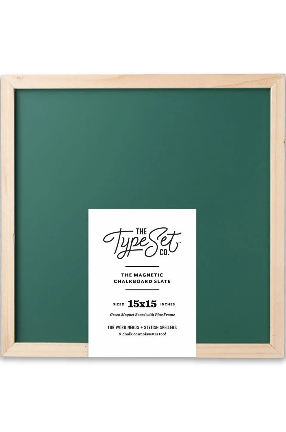 15X15 Magnetic Letter Board Slate In Green 1