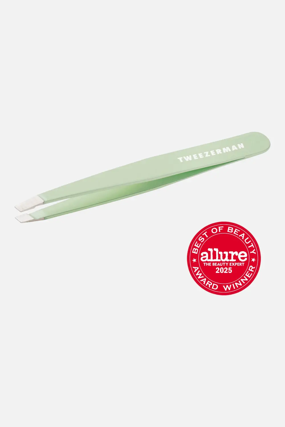 Tweezerman Slant Tweezer In Pistachio 1