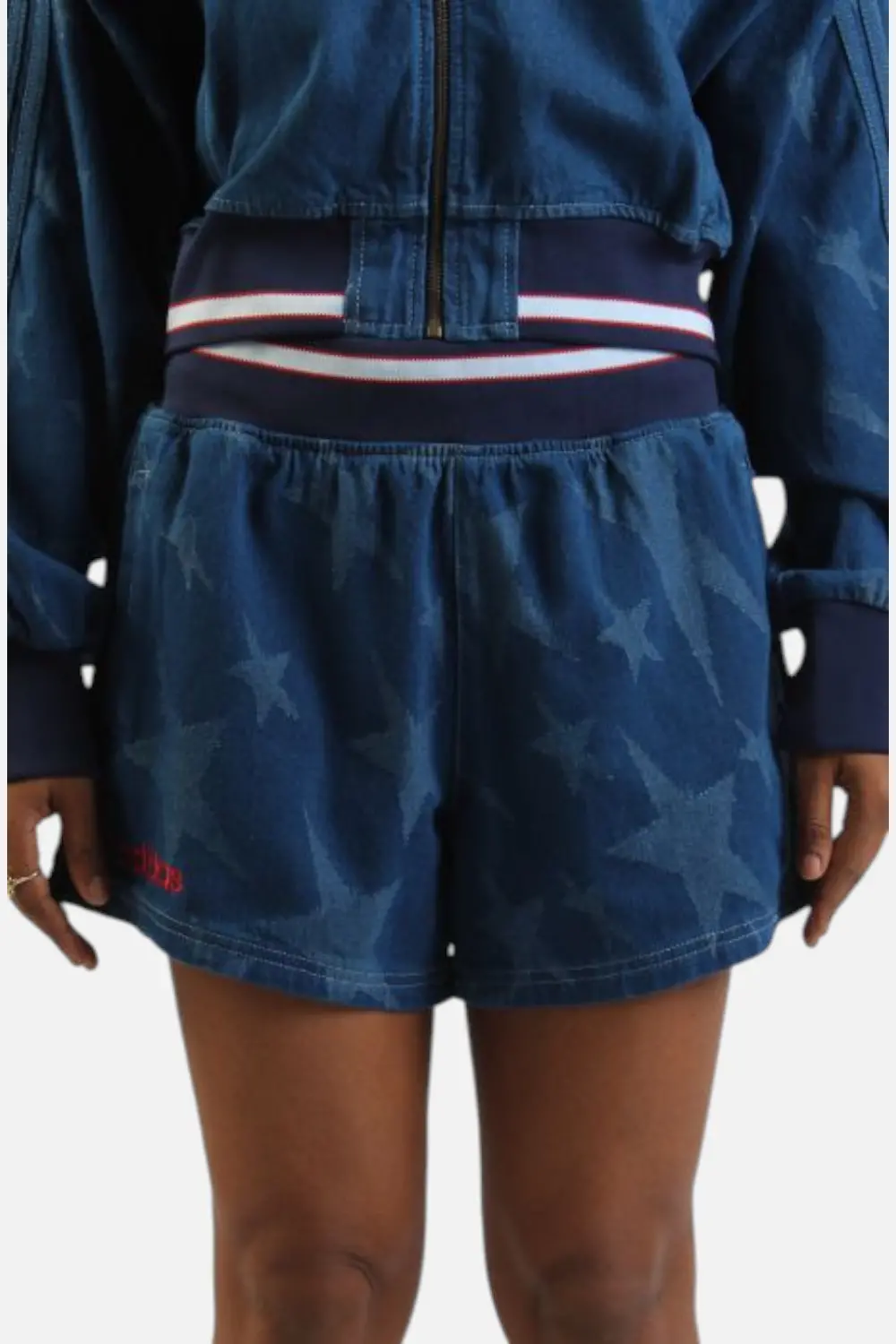 Adidas Women's Varsity Shorts In Blue 1