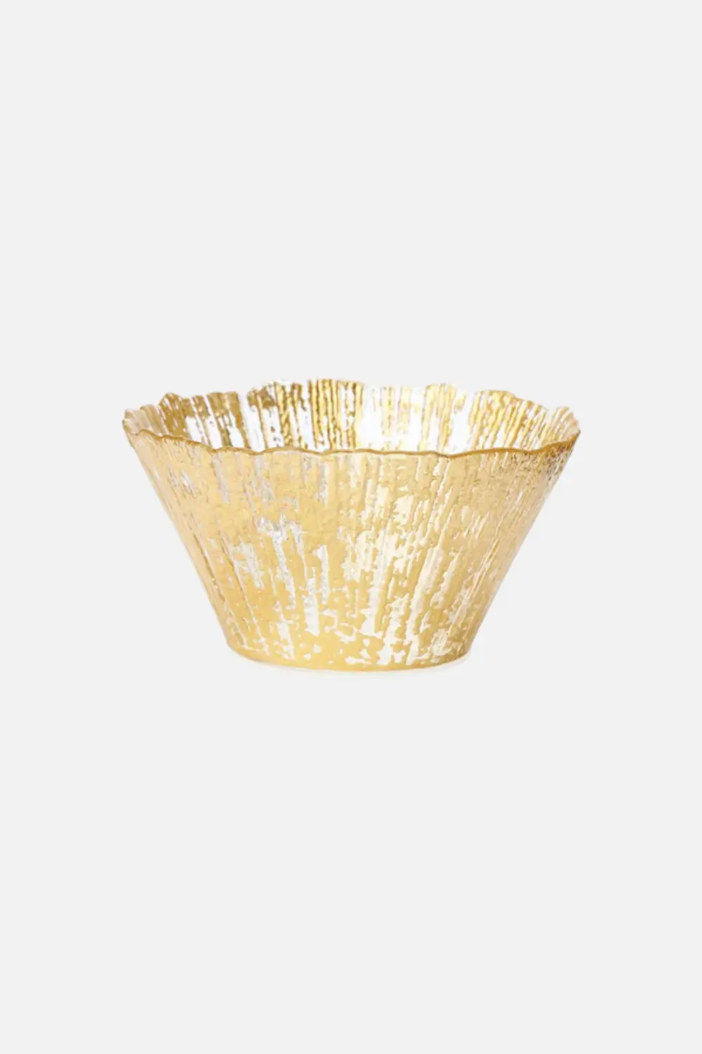 Vietri Rufolo Glass Small Deep Bowl In Gold 1