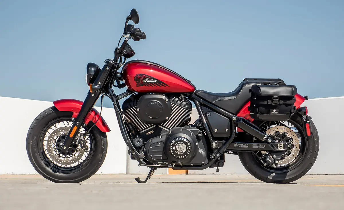 10L - Incognito Quick Mount Small Indian Chief Bobber Solo Saddlebag (Left Only) 2