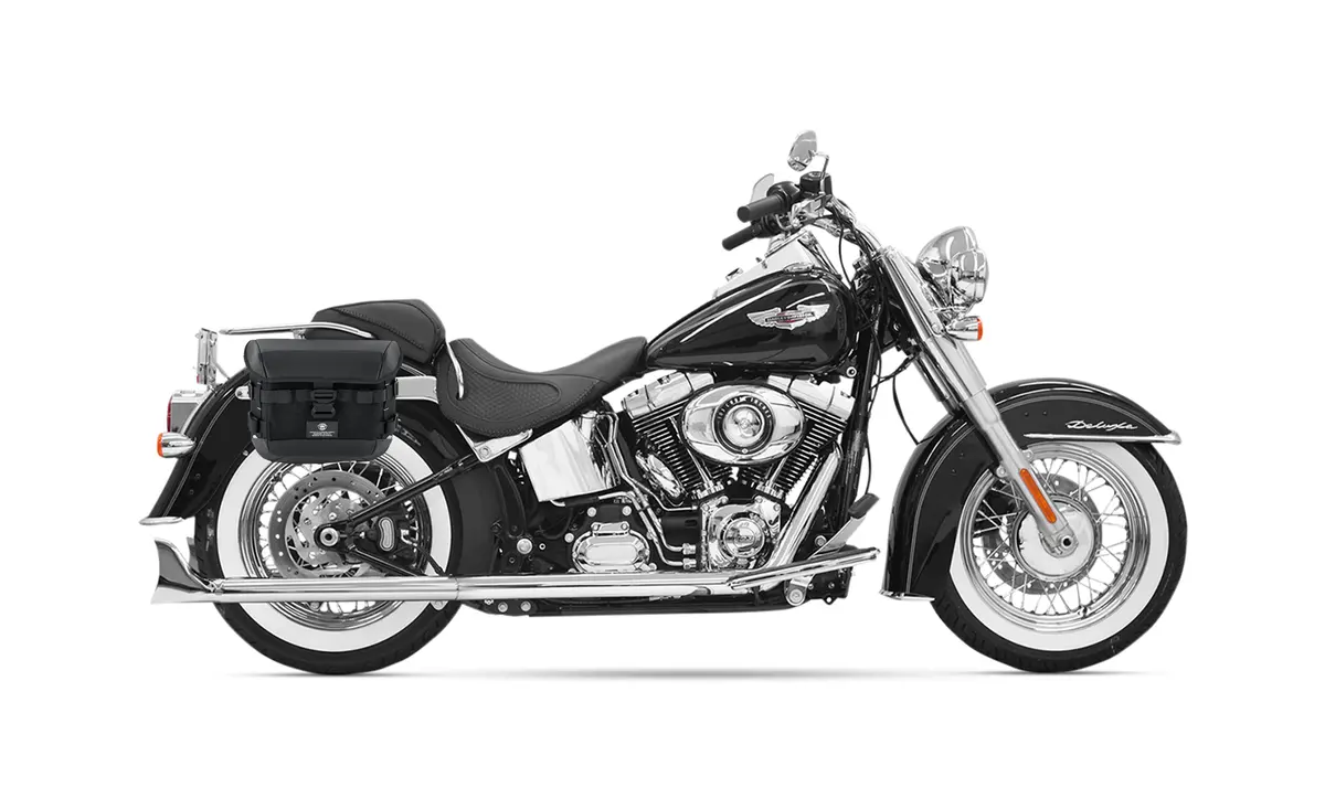 10L - Incognito Quick Mount Small Solo Saddlebag (Right Only) For Heritage Classic Flstc/I 2