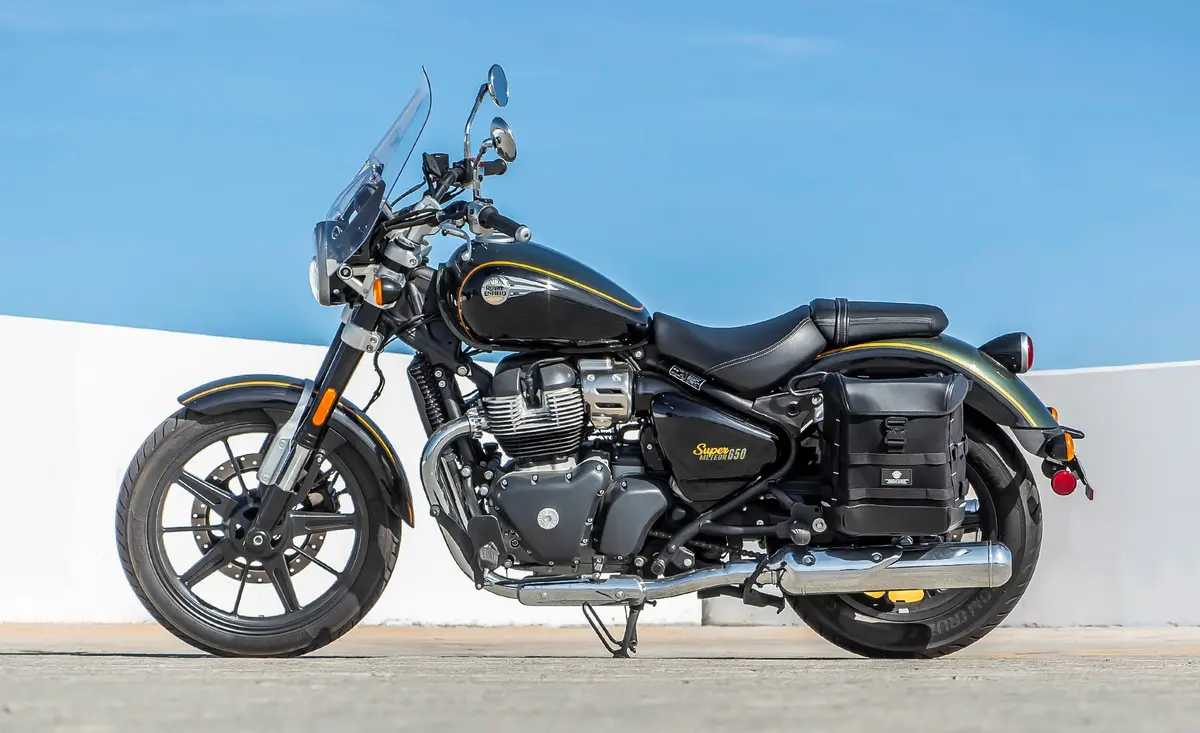 15L - Incognito Quick Mount Medium Royal Enfield Super Meteor 650 Solo Saddlebag (Left Only) 2