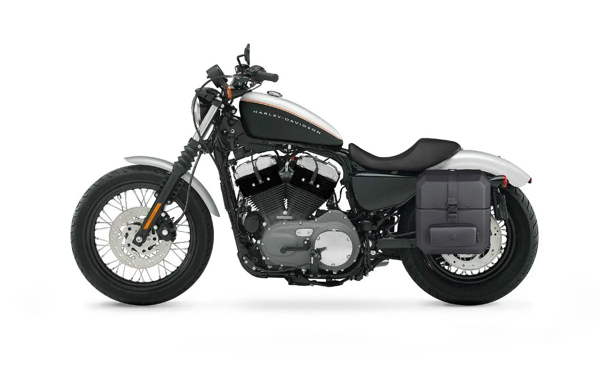15L - Outlaw Quick Mount Medium Harley Sportster 1200 Nightster Xl1200n Hard Solo Saddlebag (Left Only) 2