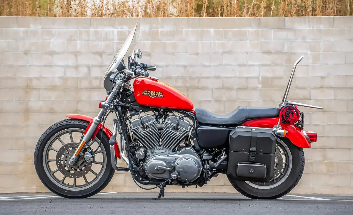15L - Outlaw Quick Mount Medium Harley Sportster 883 Low Xl883l Hard Solo Saddlebag (Left Only) 2