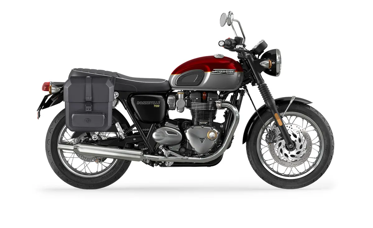 15L - Outlaw Quick Mount Medium Triumph Bonneville T120 Hard Solo Saddlebag (Right Only) 2