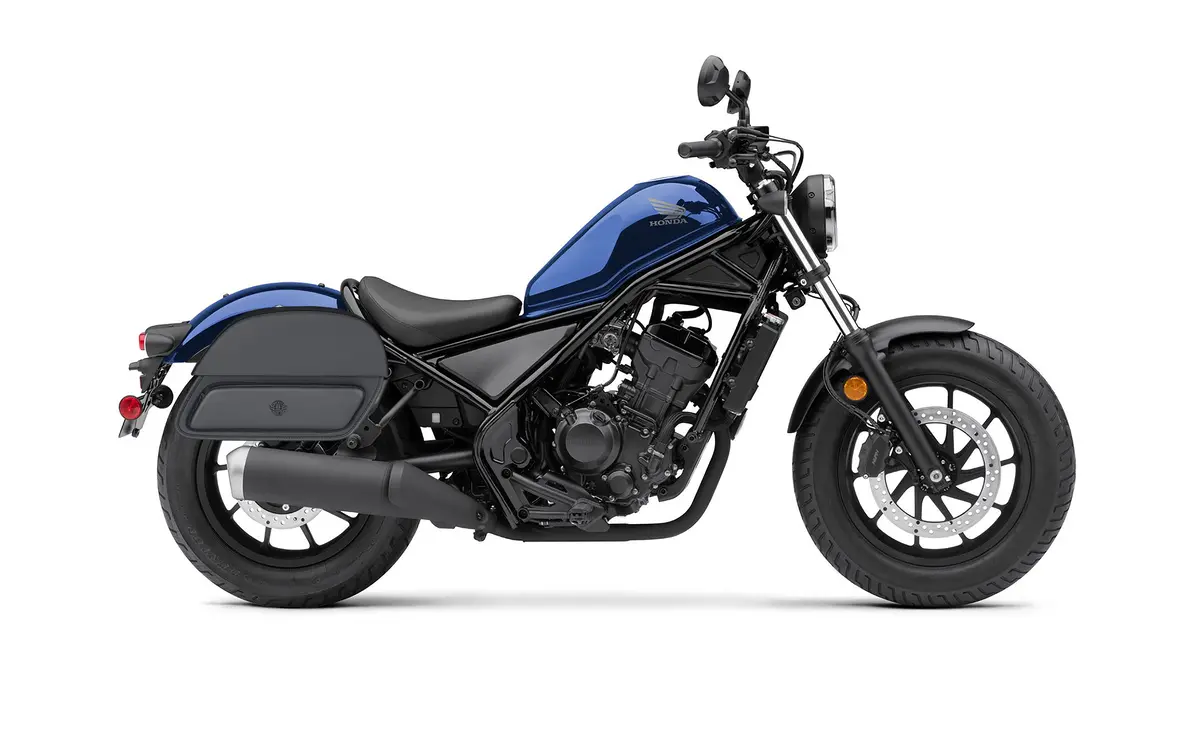 32L - Pantheon Large Hard Mount Shock Cutout Honda Rebel 300 Saddlebags 2