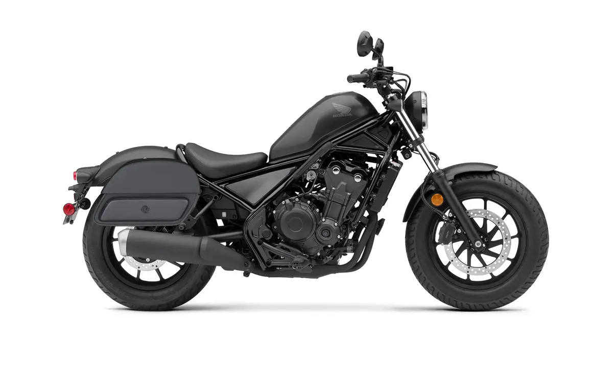 32L - Pantheon Large Hard Mount Shock Cutout Honda Rebel 500 Saddlebags 2