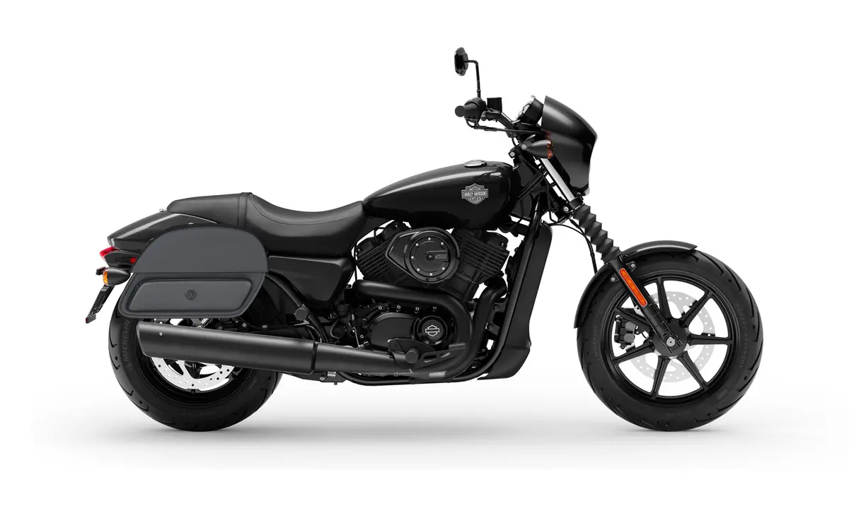 32L - Pantheon Large Hard Mount Shock Cutout Saddlebags For Harley Street 500 Xg500 2
