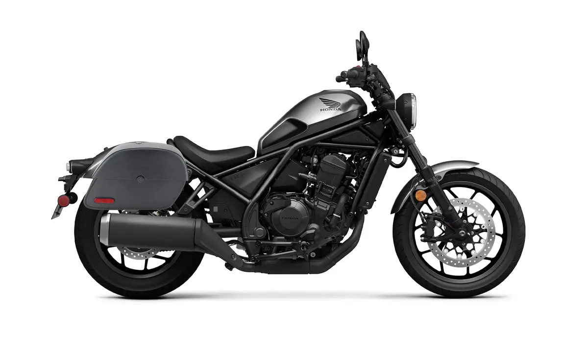 32L - Panzer Large Hard Mount Shock Cutout Honda Rebel 1100 Saddlebags 2