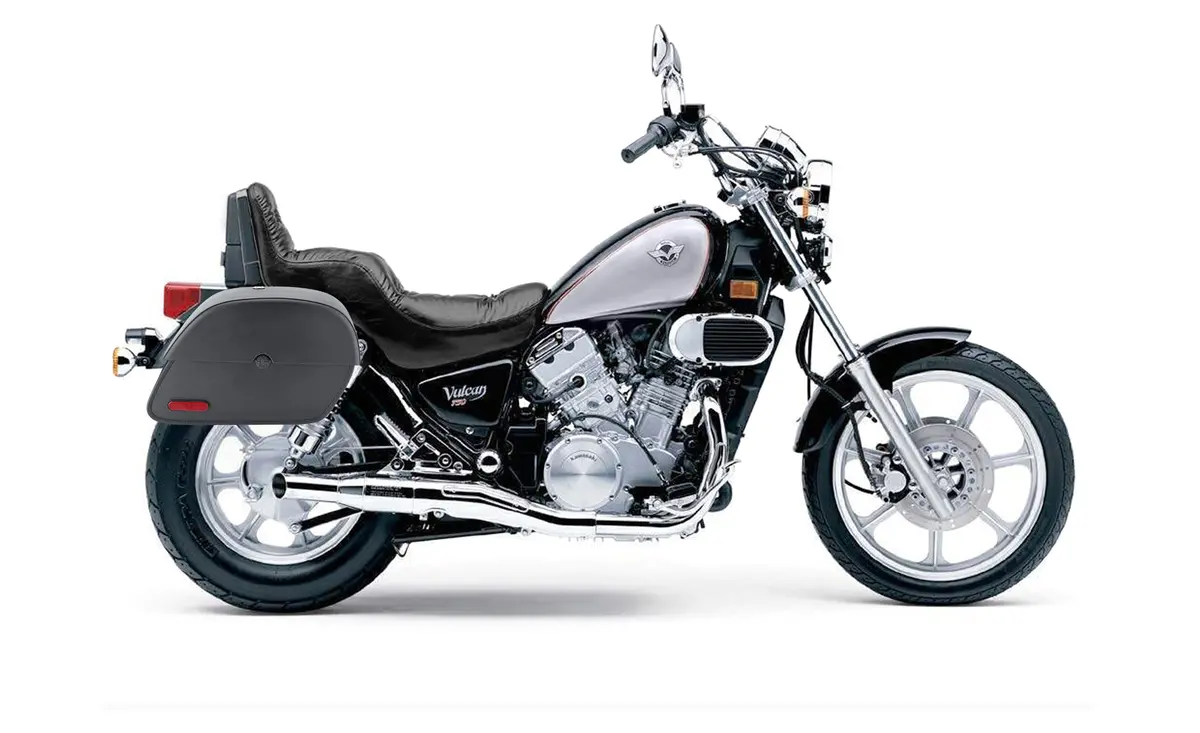 32L - Panzer Large Hard Mount Shock Cutout Kawasaki Vulcan 750 Vn750 Saddlebags 2