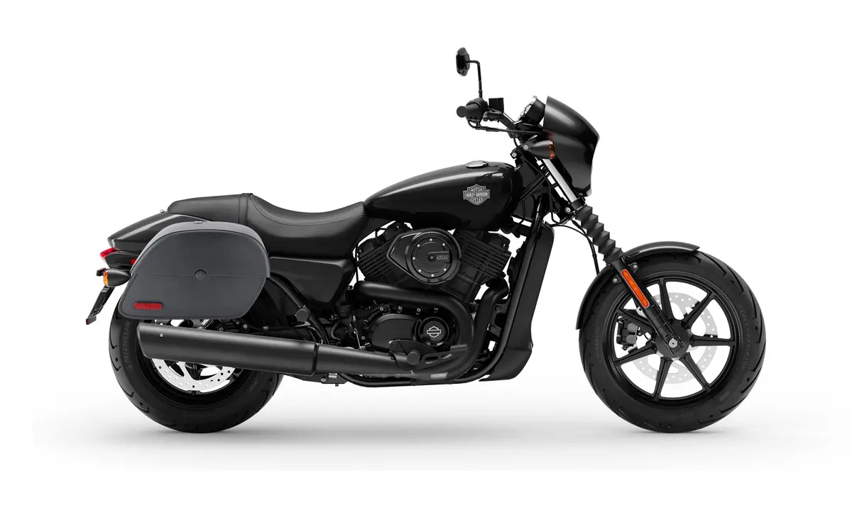 32L - Panzer Large Hard Mount Shock Cutout Saddlebags For Harley Street 500 Xg500 2