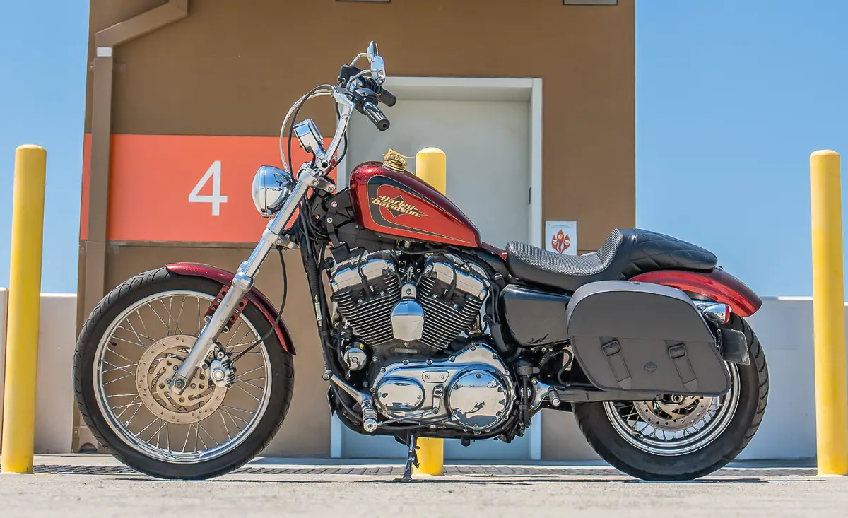 28L - Baelor Medium Quick Mount Motorcycle Saddlebags For Harley Sportster Seventy Two Xl1200v 2