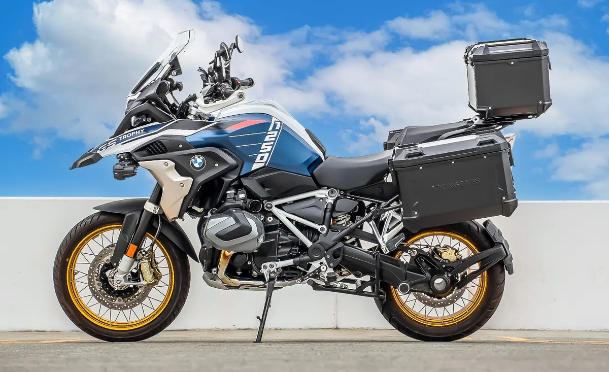 38L - Apex Xl Bmw R 1250 Gs Aluminum Top Case Black 2