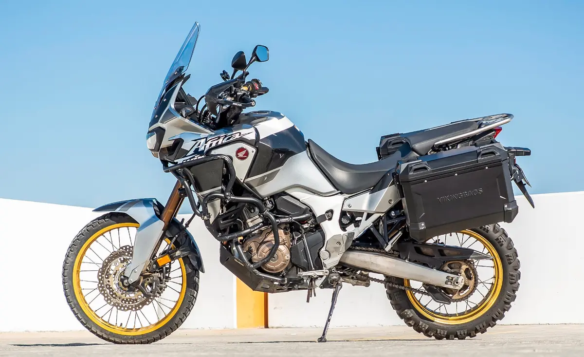 45L - Apex Xl Honda Crf1000l Africa Twin/Adv Sports Aluminum Side Cases Black 2