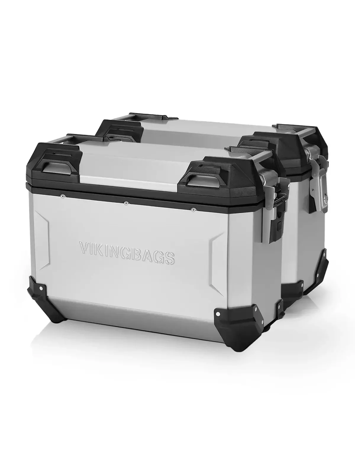 45L - Apex Xl Suzuki V-Strom 1050 Aluminum Side Cases Silver 1